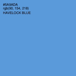 #5A9ADA - Havelock Blue Color Image